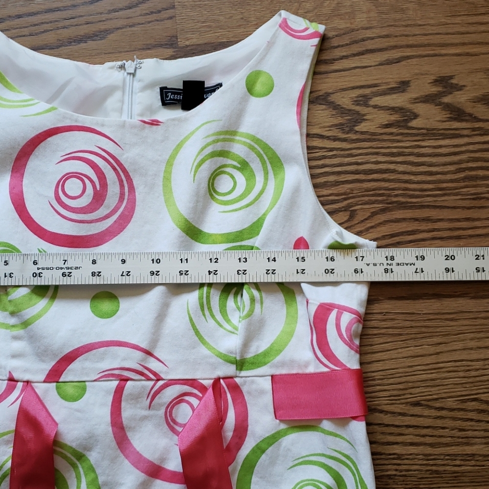 FUN Jessica Howard 12 dress w/ grosgrain belt - Picture 6 of 11